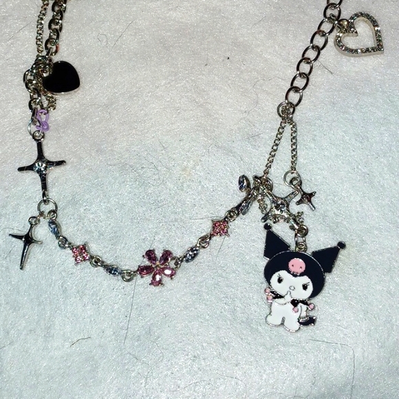 Cheeky Kuromi Necklace - Picture 1 of 7